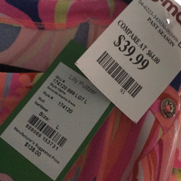 Sophie Dress- Lilly Pulitzer L NWT - Picture 3 of 3